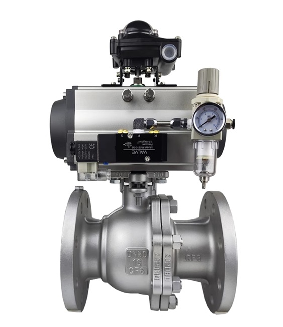 法蘭氣動(dòng)球閥